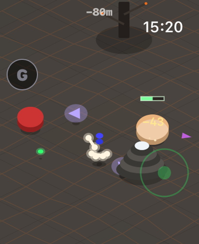 Combat on the descent